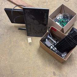 Monitor And Key Board