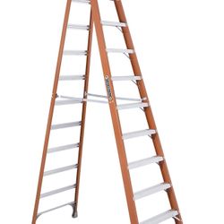 Louisville Ladder 12-Foot Fiberglass Step Ladder, 300-Pound Load Capacity, Type IA, FS1512