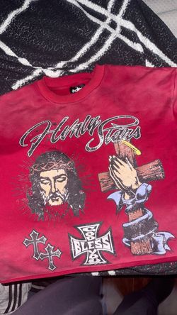 Cropped fashion  Hvnly stars graphic shirt