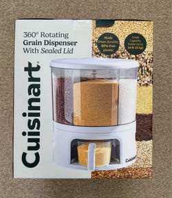 New Cuisinart 360° Rotating Grain Dispenser With Sealed Lid