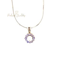 14k Tanzanite And Pearl Necklace 