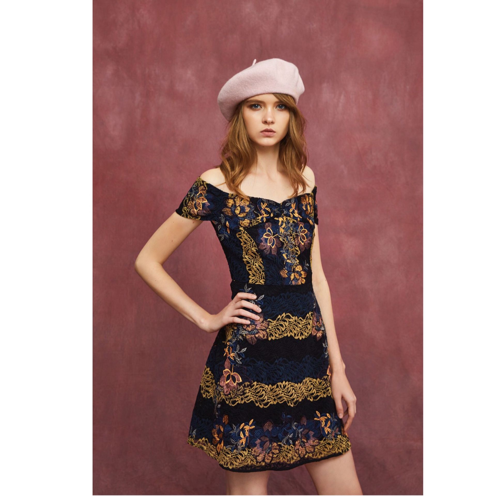 FOXIEDOX GEORGINA OFF THE SHOULDER DRESS