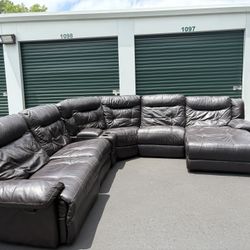 Leather 6 Piece Sectional