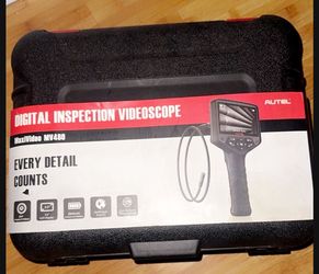 Autel MaxiVideo MV460 Digital Inspection Camera Video Scope Videoscope Endoscope 1920 * 1080 70° Field 7X Zoom LED Header Waterproof Cable Image Captu