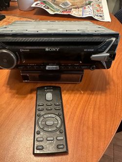 Sony single din with remote