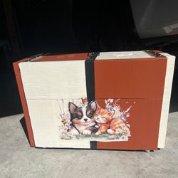 Kids Toy Chest with rolling wheels  