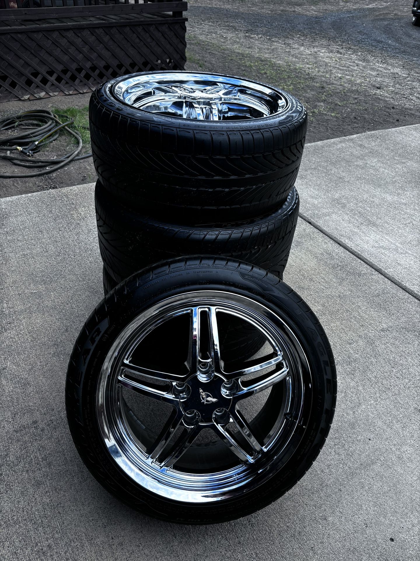 Corvette Run Flat Tires and Custom Rims