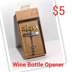 “Cheers” Wine Opener (new)