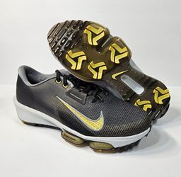 New Nike Air Zoom Infinity Tour Next %2 Golf Shoe Men's Size 10.5 Black /Gold
