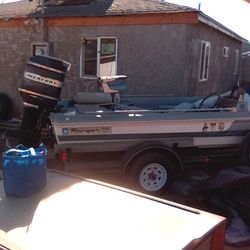 Ranger Fiber Glass  Bass Boat 17 ' Est.