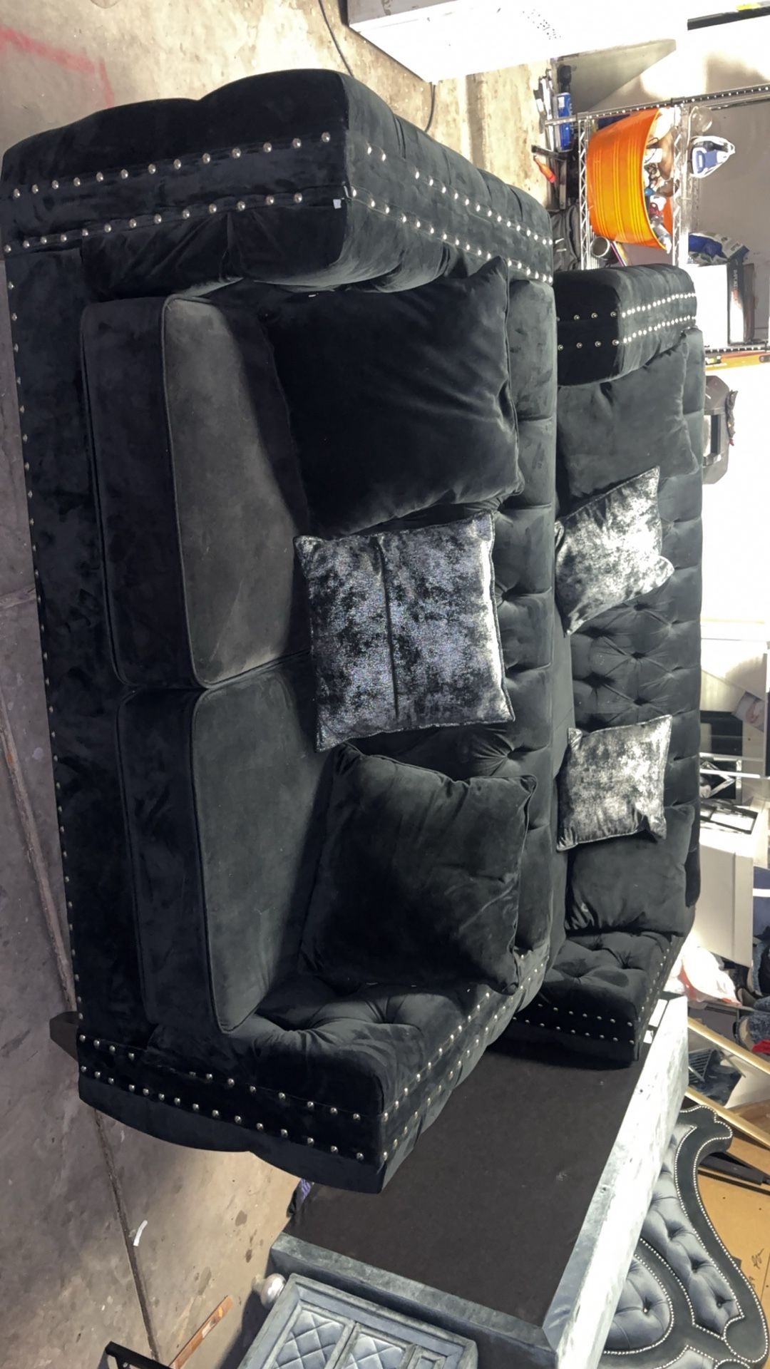 Black Couches