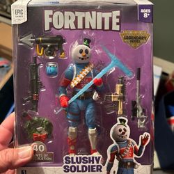 Fortnite slushy soldier action figure. Walmart exclusive. New in package