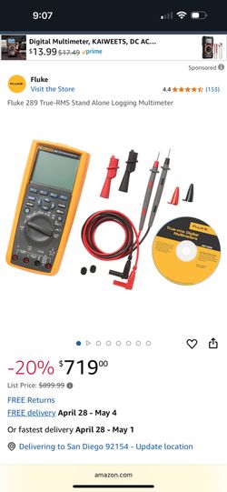 Fluke 289 True RMS Multimeter 