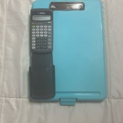 Clip Board With Compartment & Scientific Calculator 
