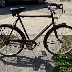 1970’s Raleigh Sport 3 Speed Bicycle Original Bike