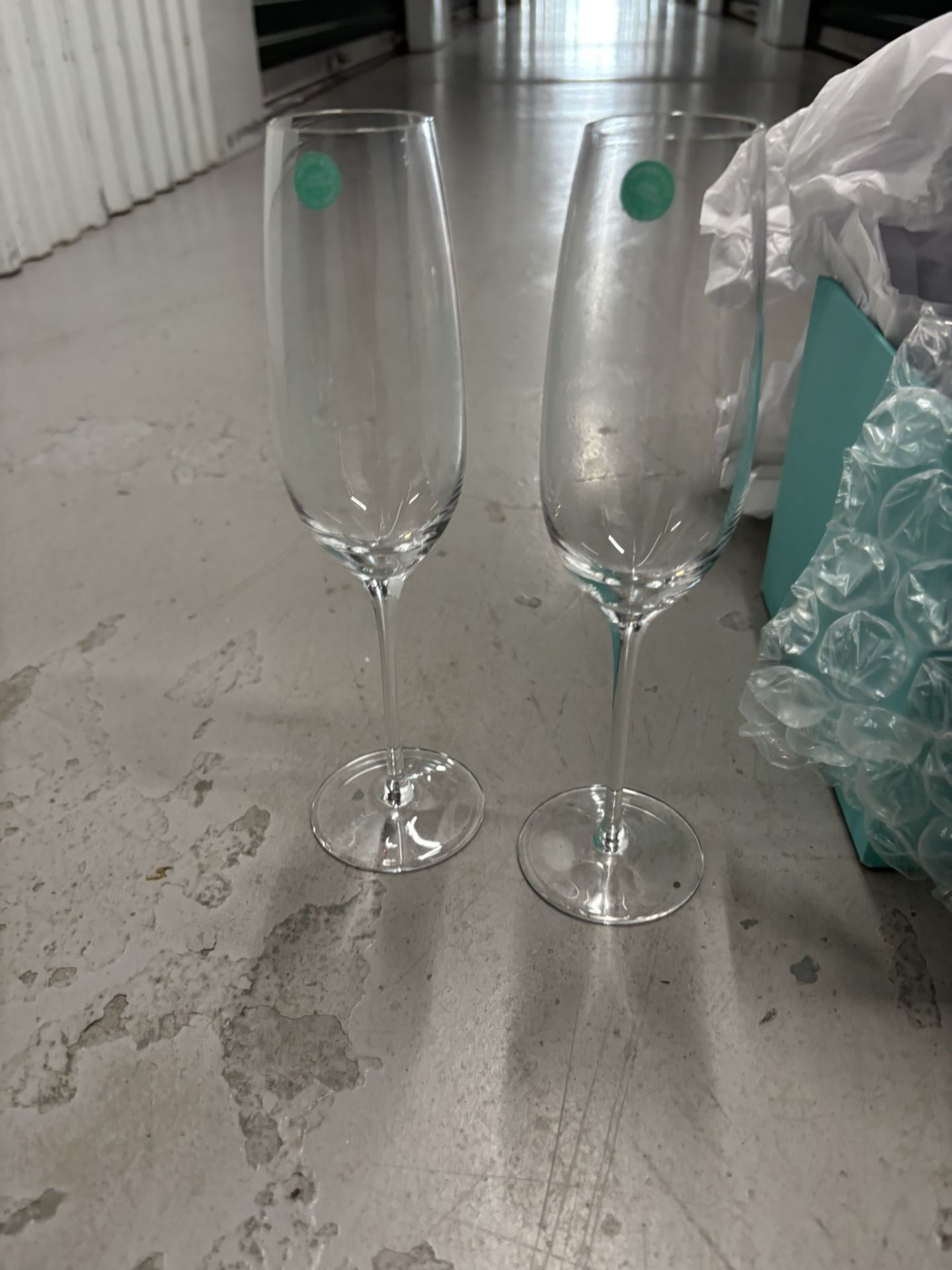 Tiffany And Co Glass Champagne Flutes