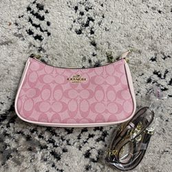 Pink coach purse