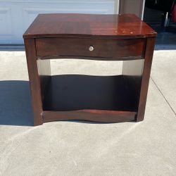 St Barts Rectangle End Table Medium Finish