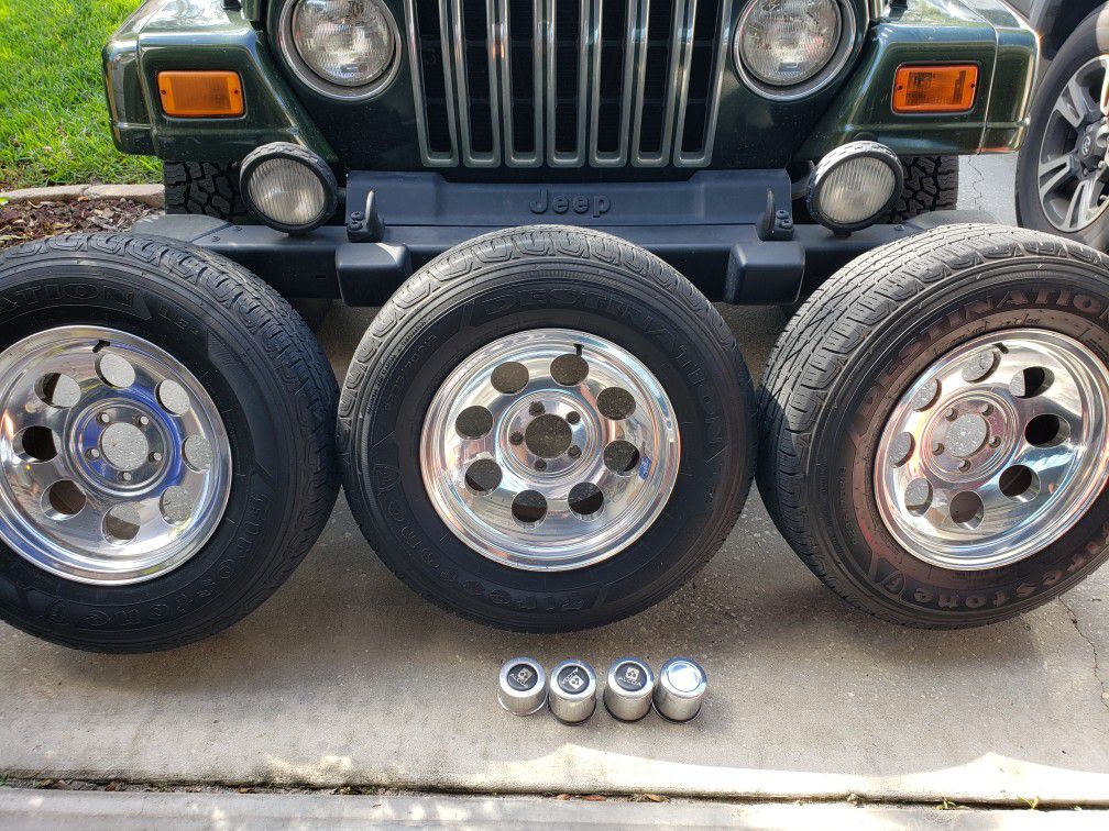 Jeep TJ or Ford Ranger rims and tires
