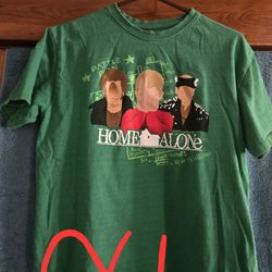 Mens Home Alone Xmas Shirt XL