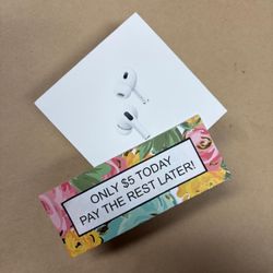 Apple Airpods Pro 2 Wireless Headphones New - Pay $1 today and pay the rest later -