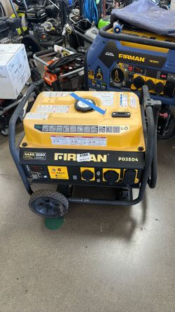Firman 4400starting waters 3550 running watts