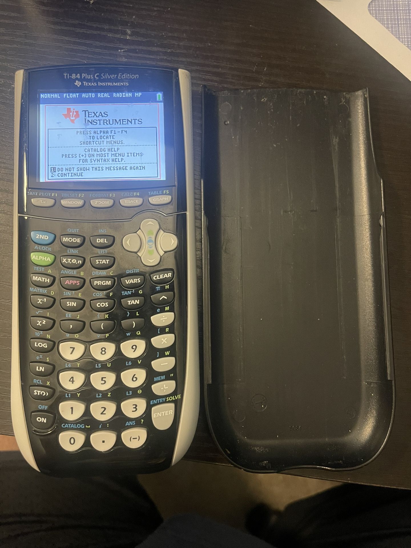 TI-84 Plus C Silver Edition Graphing Calculator, Black