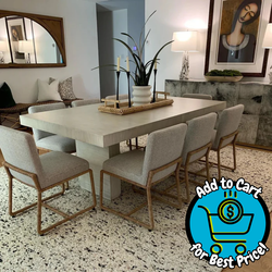 Palecek Broderick Extendable Dining Table, Light Driftwood