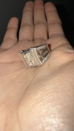 Silver Virgin Mary Ring 