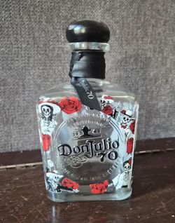 Don Julio 70 Anniversary Day Of The Dead Limited Edition Empty Bottle