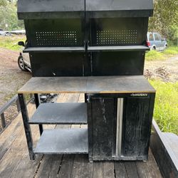 Husky Work Bench / Cabinet !