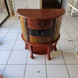 End Table With 3 Drawers