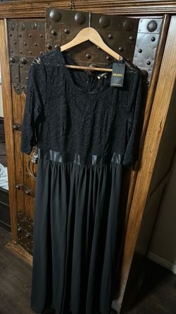 Black dress long