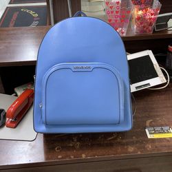 Michael Kors Jaycee Large Pebbled Leather Backpack – South Pacific Blue – Vibrant, Luxe, & Built for Adventure!