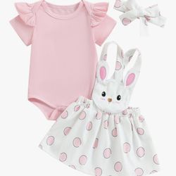 NEW Babygirl Easter Outfit 3-6 Months Old