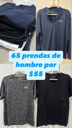 65 PRENDAS DE HOMBRE PERFECTO ESTADO TODO POR $55 TODO DE MARCA