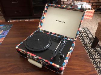 Crosley portable vinyl record player