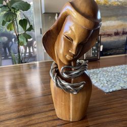 Beautiful Solid Wood Sculpture 