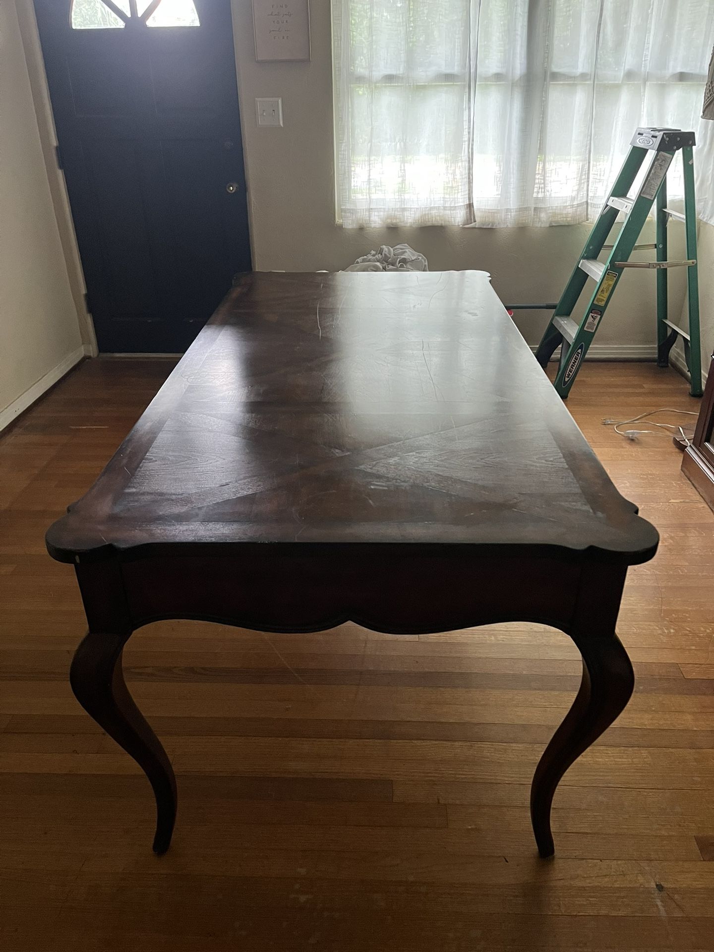 Red Oak Wood Table/Desk