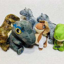 Jurassic World Dinosaur Plush Toys Cute Cuddly Raptor Plushes