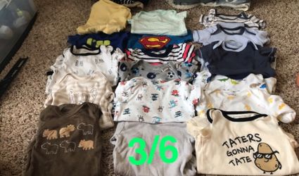 3/6 onesies