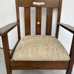 Old Oak Square Chair