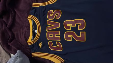 Adidas Cleveland Cavaliers LeBron James #23 navy blue