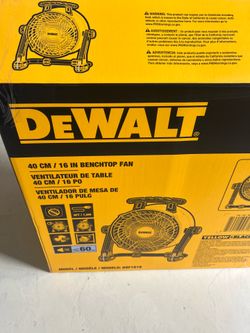 Dewalt fan new in the box
