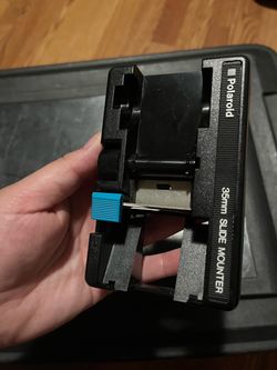 Polaroid 35mm Slide Mounter Transparency Film Cutter To Make Stereo Slides