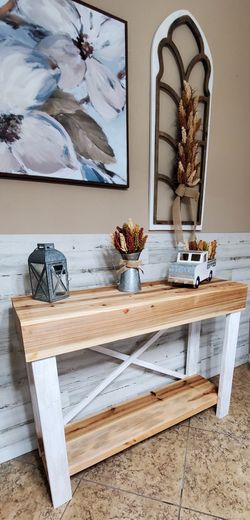 Gorgeous Rustic entry table