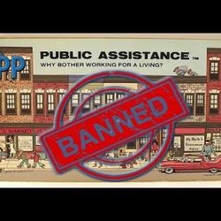 Vintage “Public Assistance” Board Game Rare 1980 