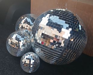 4 Disco Balls Brand New