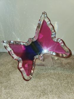 Vintage Acrylic Butterfly