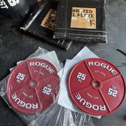25KG ROGUE CALIBRATED STEEL WEIGHT PLATES 2.0 